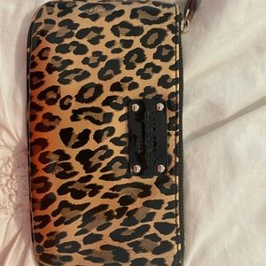 Kate Spade Leopard Wristlet